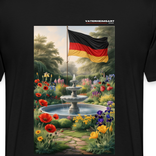 T-Shirt Brunnen im Park